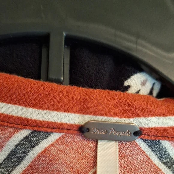 Free People Multicolor Floral and Striped Mini Dress. NWOT Size 2 - Picture 10 of 11